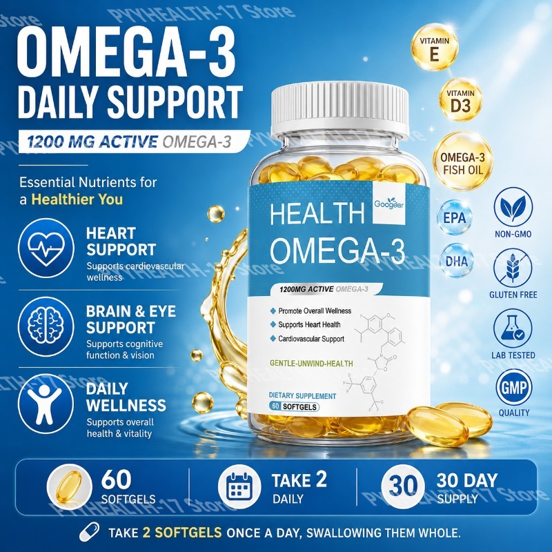 Omega 3 Fish Oil - Omega-3 in capsule molli con 1200