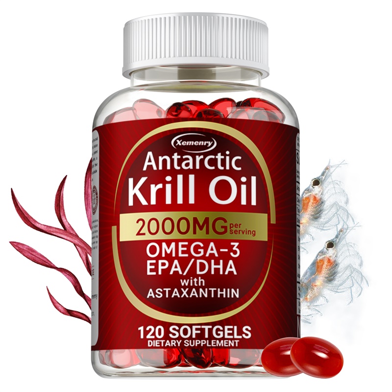 Omega 3 Fish Oil - Capsule di olio di krill antartico