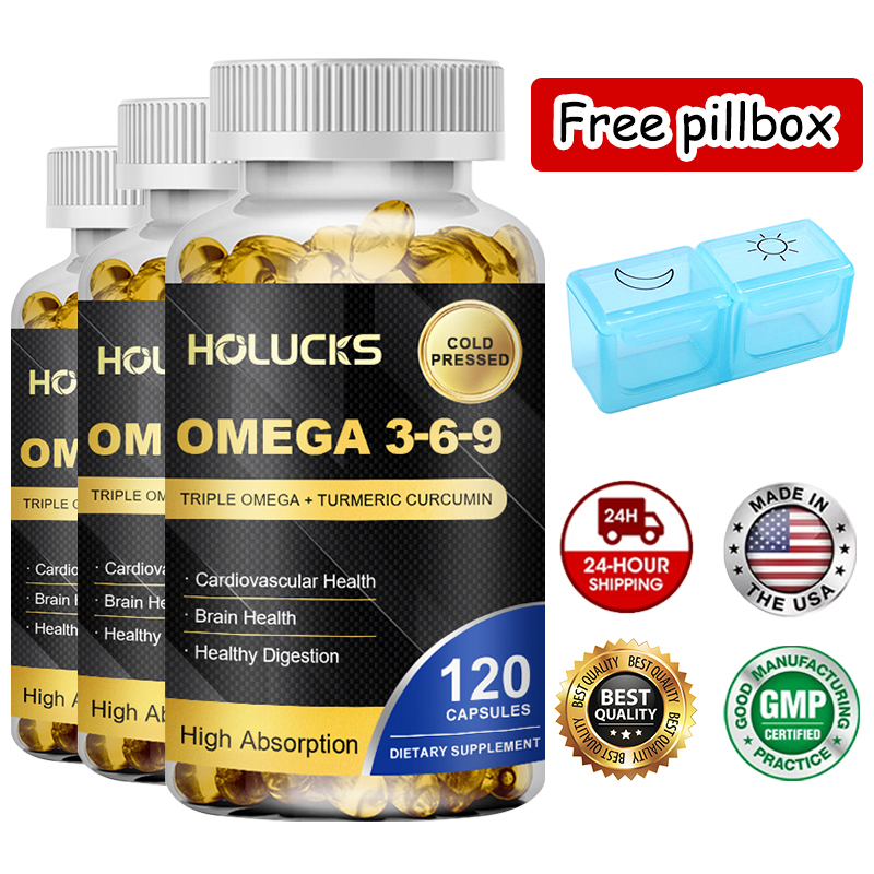Omega 3 Fish Oil - Capsule di Olio di Pesce Omega