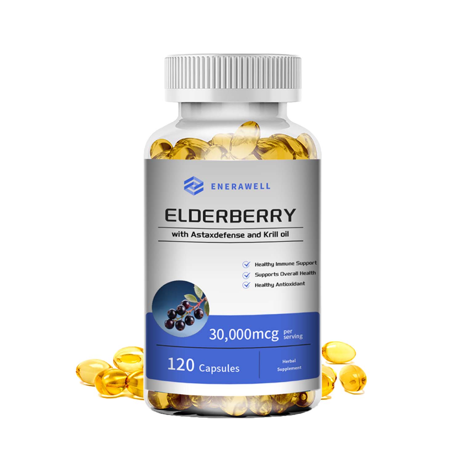 Omega 3 Fish Oil - Capsule di Olio di Krill Antartico