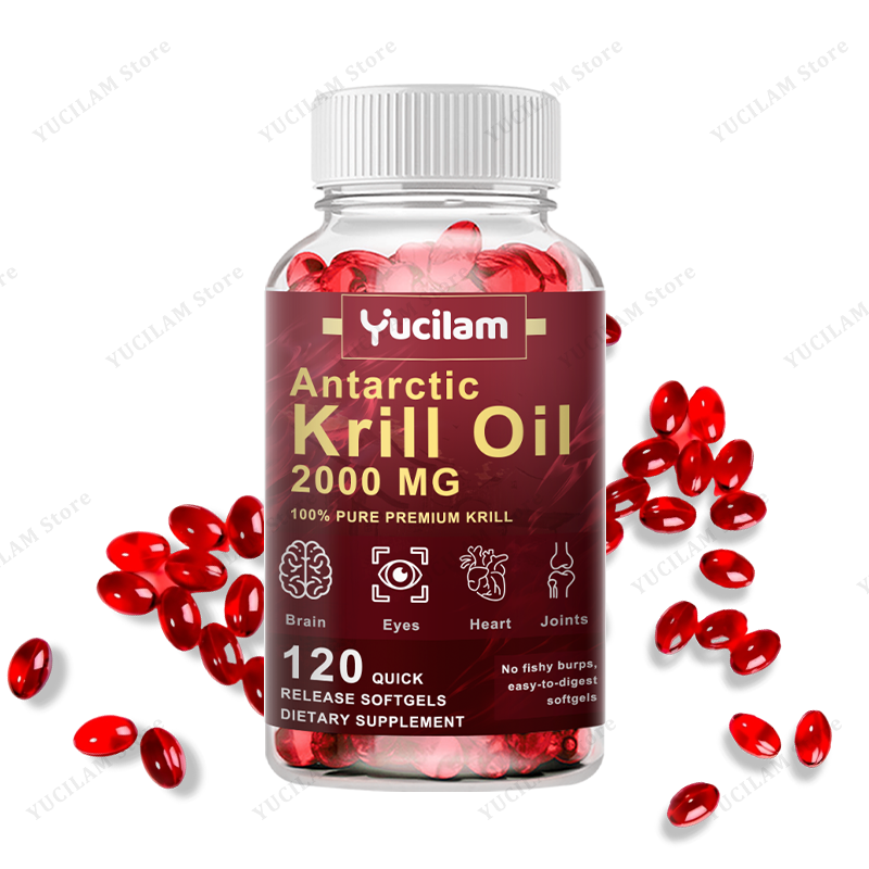 Omega 3 Fish Oil - Olio di Krill Antartico 2000mg per