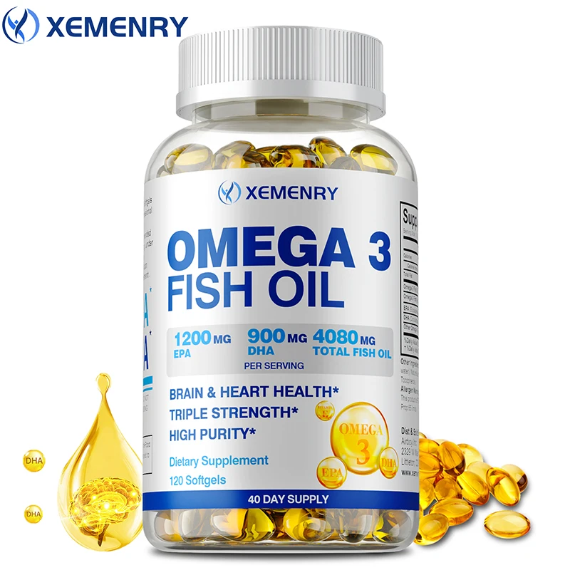 Omega 3 Fish Oil - Olio di pesce Omega-3: migliora la