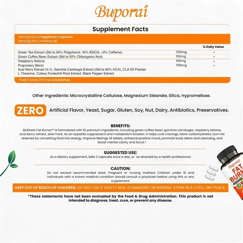 Capsule per bruciare i grassi: - Green Tea Extract Fat recensione e prezzo
