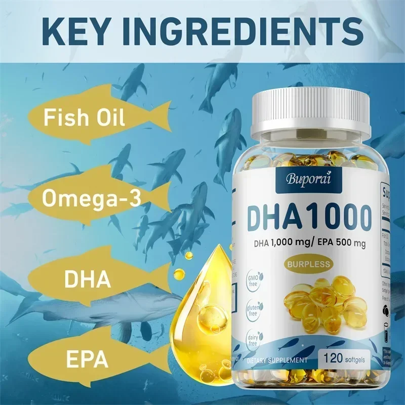 Integratori DHA di olio di pes - Omega 3 Fish Oil recensione e prezzo