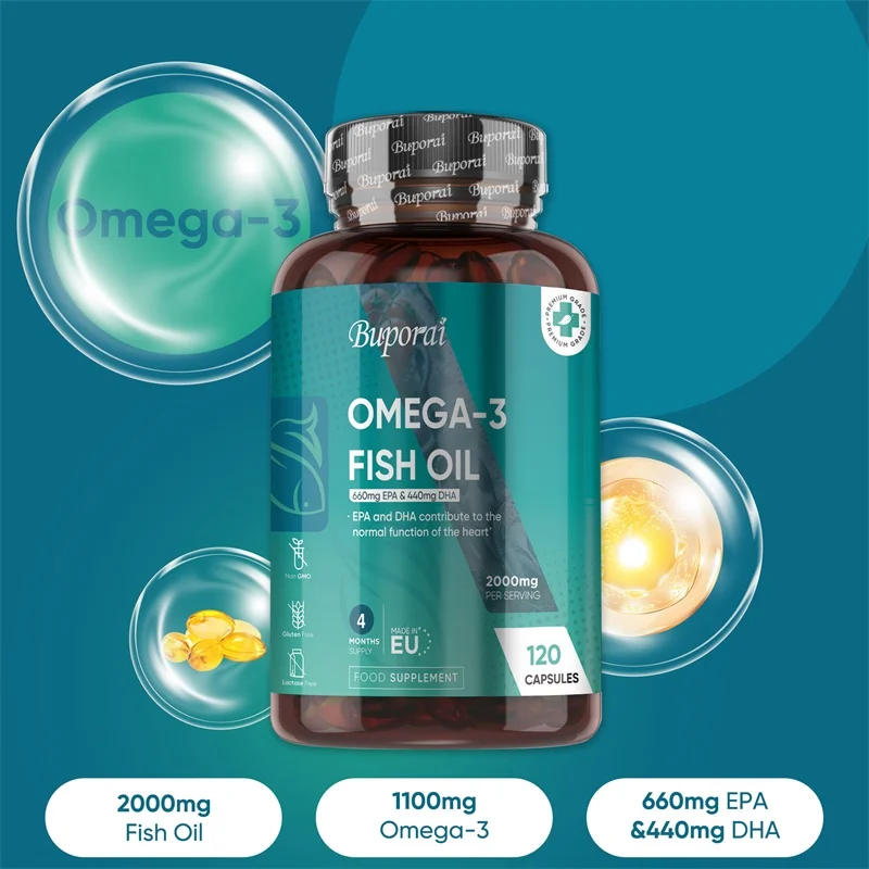 Olio di Pesce Omega 3 2000mg - - Omega 3 Fish Oil recensione e prezzo