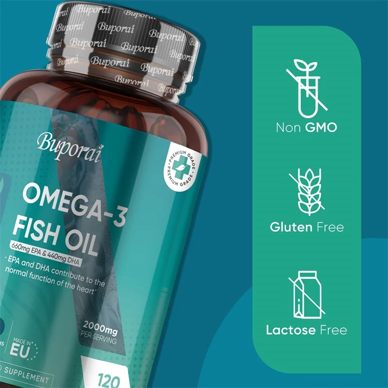 Olio di Pesce Omega 3 2000mg - - Omega 3 Fish Oil recensione e prezzo