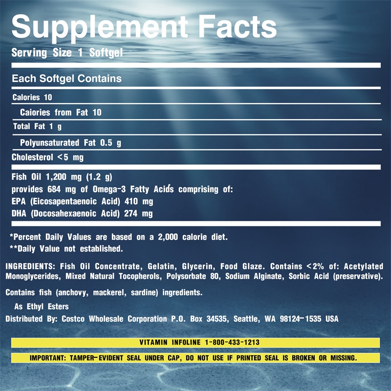 Capsule di Olio di Pesce Omega - Omega 3 Fish Oil recensione e prezzo