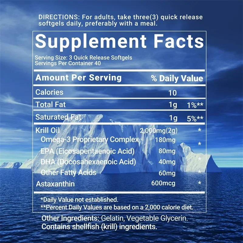 Capsule di olio di krill antar - Omega 3 Fish Oil recensione e prezzo