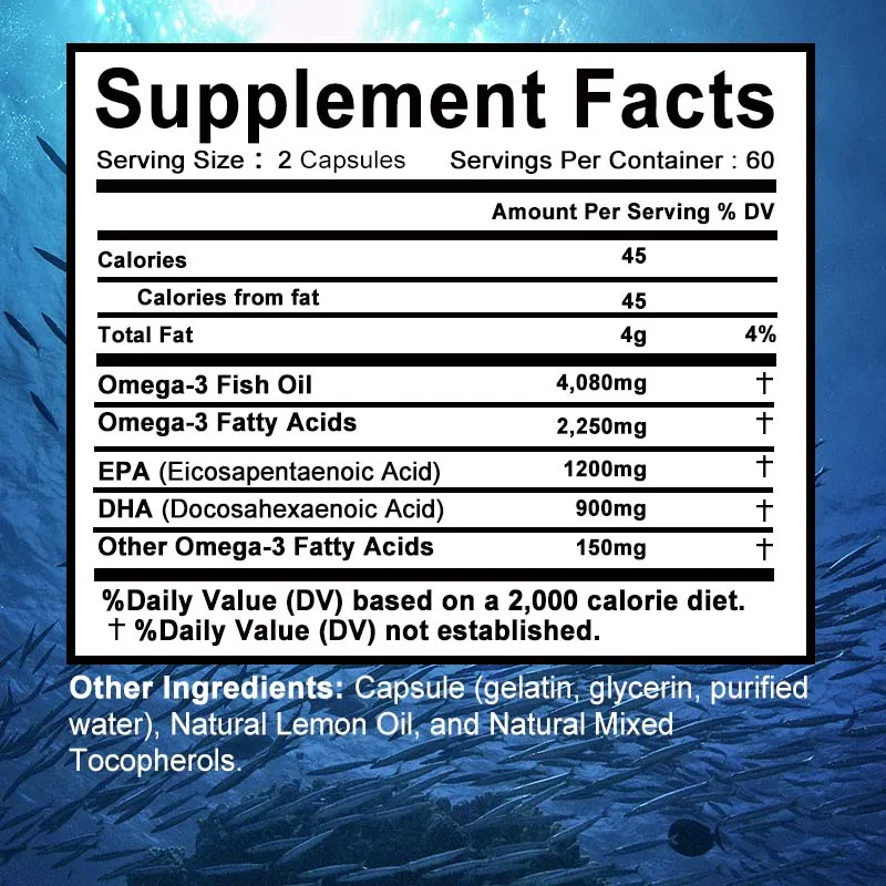 Olio di pesce Omega 3 - Suppor - Omega 3 Fish Oil recensione e prezzo