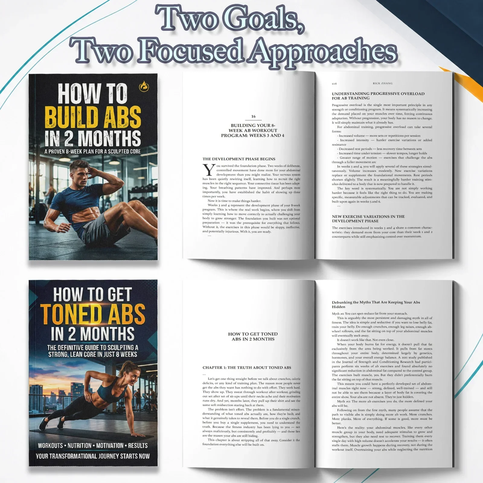 Set di 2 Libri Guida per l'All - Nutrition And Fitness Books recensione e prezzo