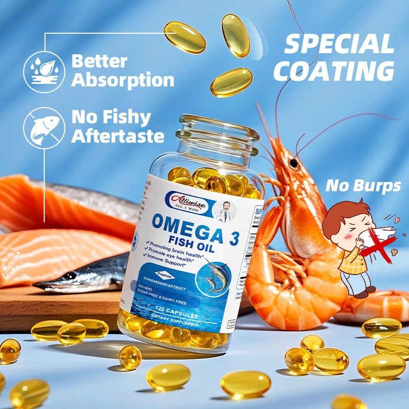 Alliwise Omega 3 in capsule pe - Omega 3 Fish Oil recensione e prezzo