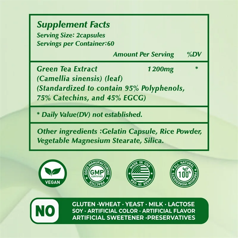 Estratto di tè verde EGCG: aum - Green Tea Extract Fat recensione e prezzo